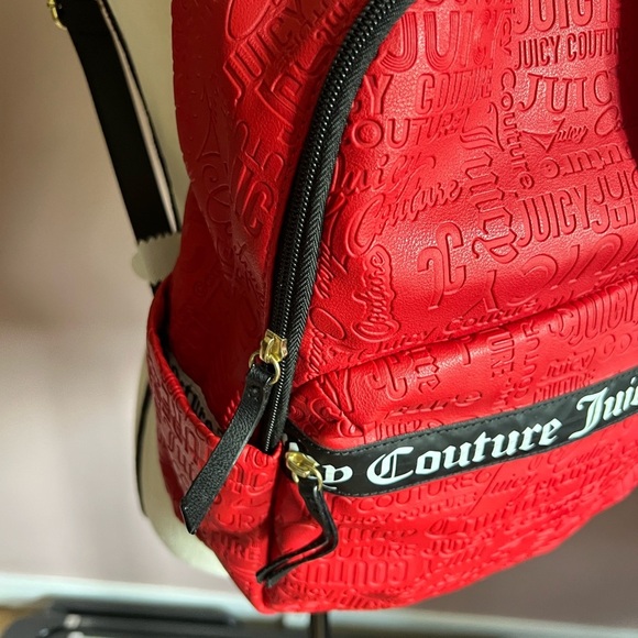 NWT Juicy Couture Red Logo Backpack - Picture 2 of 9